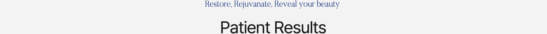 Restore, rejuvanate, Reveal your beauty Patient Results Bucheon Yes Plastic Surgery